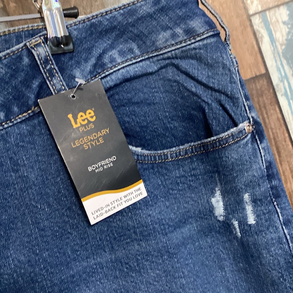 👖Lee 22W mid rise boyfriend Jeans - Picture 9 of 16